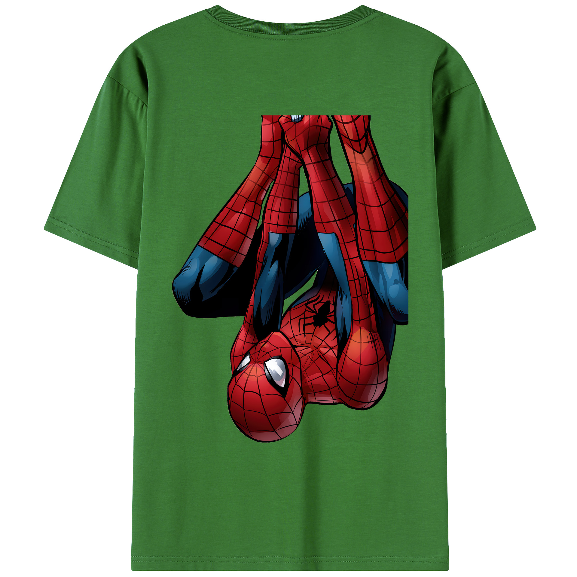 （画像用） Spider Man スパイダーマン レディース半袖Tシャツ(バックプリント)